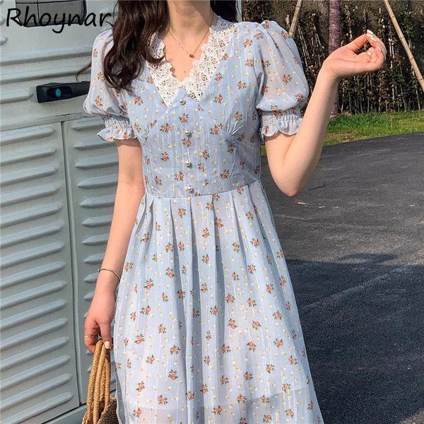 casual dresses women french style aesthetic vintage summer floral fashion lace female puff sleeve v-neck elegant simple students, Black;gray
casual dresses women french style aesthetic vintage summer floral fashion lace female puff sleeve v-neck elegant simple students, Black;gray