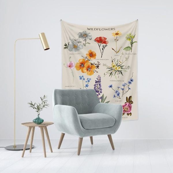 tapestries botanical wildflower tapestry wall hanging flower reference chart hippie bohemian colorful ins home decor
tapestries botanical wildflower tapestry wall hanging flower reference chart hippie bohemian colorful ins home decor