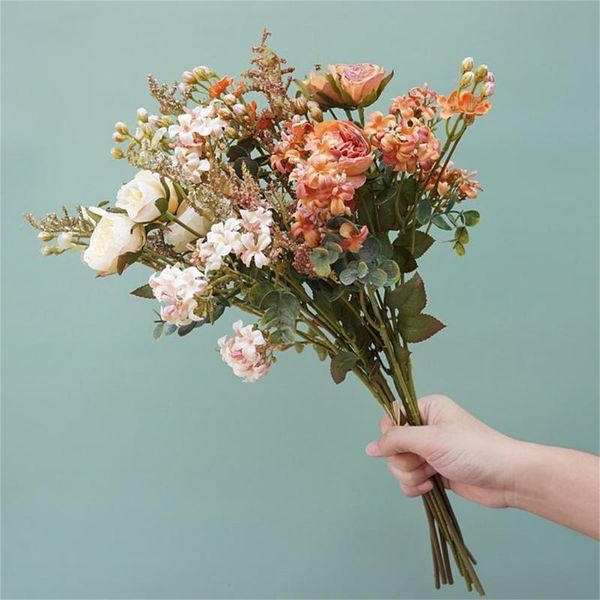 decorative flowers & wreaths 1bunch artificial flower nordic style fake wedding party home decoration single branch bouquet 5heads
decorative flowers & wreaths 1bunch artificial flower nordic style fake wedding party home decoration single branch bouquet 5heads