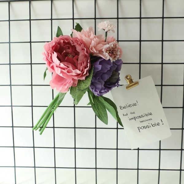 colors silk peony dahlia hybrid artificial flower bridal bouquet diy wedding decoration home party fake flowers decorative & wreaths
colors silk peony dahlia hybrid artificial flower bridal bouquet diy wedding decoration home party fake flowers decorative & wreaths