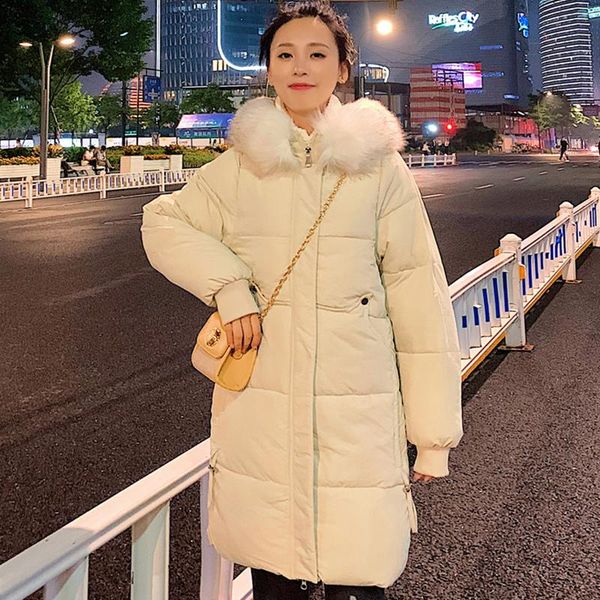 women's trench coats 2021 women winter long jacket with fur hooded cotton padded coat 6 colors available ladies parka, Tan;black
women's trench coats 2021 women winter long jacket with fur hooded cotton padded coat 6 colors available ladies parka, Tan;black