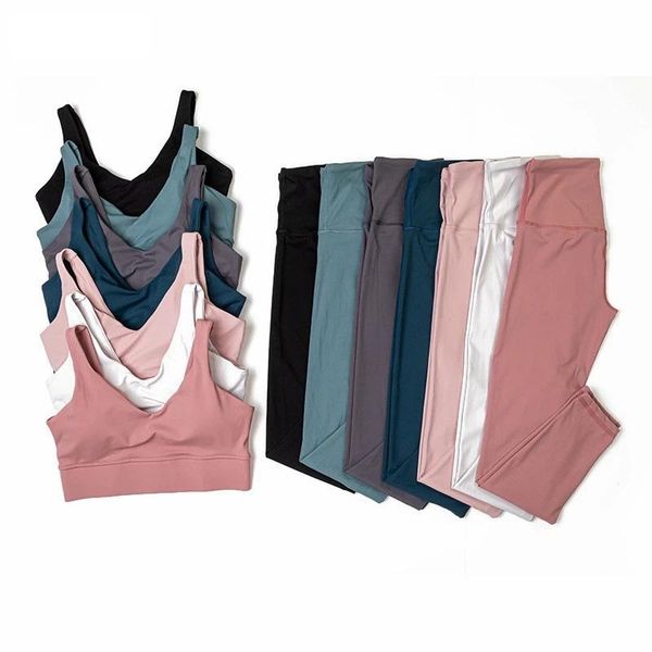 yoga outfit set high wist leggings sports clothing tight pants women's suit bras gym workout clothes fitness
yoga outfit set high wist leggings sports clothing tight pants women's suit bras gym workout clothes fitness