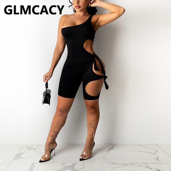 women & club one shoulder hollow out bodycon slim fit romper 210702, Black;white
women & club one shoulder hollow out bodycon slim fit romper 210702, Black;white