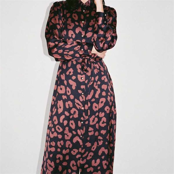 women 2021 chic fashion with metal buttons print midi dress vintage long sleeve bow tie sashes female dresses mujer casual, Black;gray
women 2021 chic fashion with metal buttons print midi dress vintage long sleeve bow tie sashes female dresses mujer casual, Black;gray