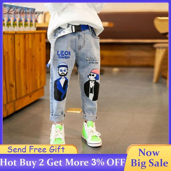 jeans boys children's spring autumn fashion cartoon letter print toddler baby elasticated waist slim-fit pants, Blue
jeans boys children's spring autumn fashion cartoon letter print toddler baby elasticated waist slim-fit pants, Blue