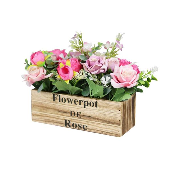 arrangement party home decor office wedding ornament artificial rose flowers pot realistic deskwooden box gift living room decorative &
arrangement party home decor office wedding ornament artificial rose flowers pot realistic deskwooden box gift living room decorative &