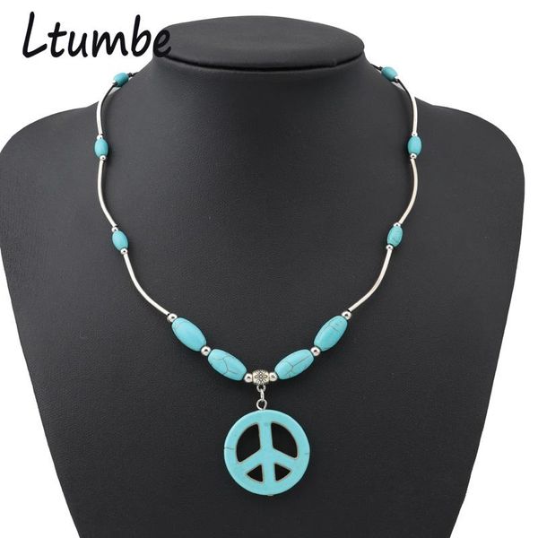 chokers ltumbe boho natural stone beads necklaces pendants vintage peace sign for women charm jewelry arrival colares, Golden;silver
chokers ltumbe boho natural stone beads necklaces pendants vintage peace sign for women charm jewelry arrival colares, Golden;silver