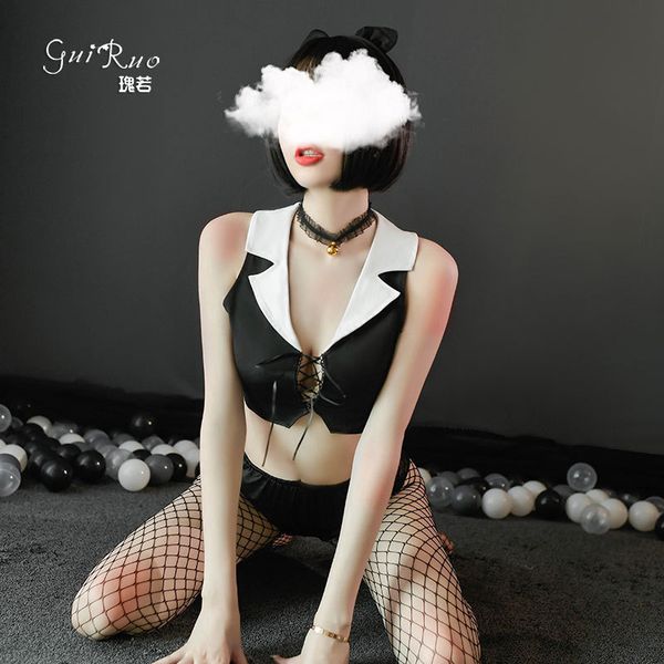 underwear hollow guiruo out cat girl role play two piece suit uniform temptation 868, White;black
underwear hollow guiruo out cat girl role play two piece suit uniform temptation 868, White;black