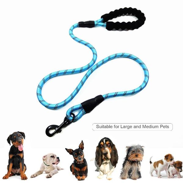 dog collars & leashes 5ft reflective leash strong comfortable padded handle traction rolled leads anti-slip rope
dog collars & leashes 5ft reflective leash strong comfortable padded handle traction rolled leads anti-slip rope