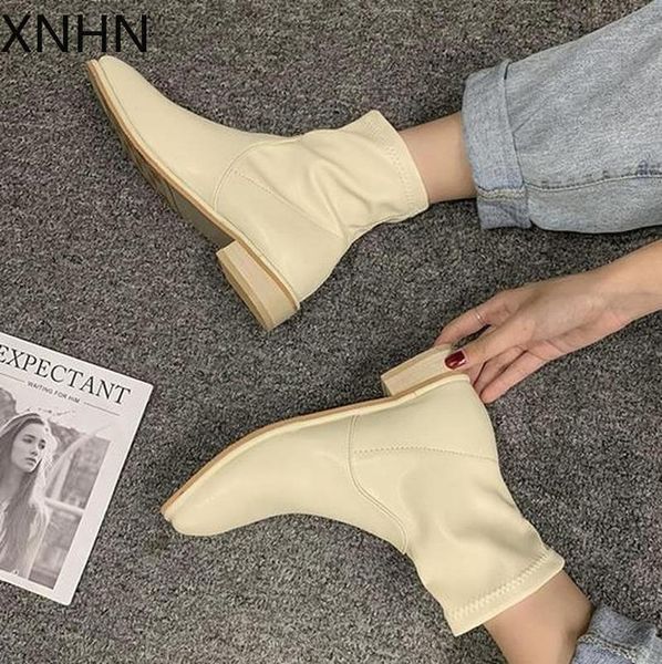 boots xnhn european style net red square head short women's simple fashion women spring 2021 wild shoes, Black
boots xnhn european style net red square head short women's simple fashion women spring 2021 wild shoes, Black