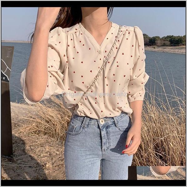 blouses & shirts womens clothing apparel drop delivery 2021 fashion v-neck love print shirt long sleeve loose petal blouse w8las, White
blouses & shirts womens clothing apparel drop delivery 2021 fashion v-neck love print shirt long sleeve loose petal blouse w8las, White