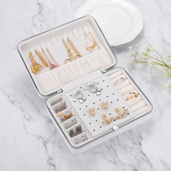 jewelry pouches, bags box pu leather zipper display portable travel organizer multifunction necklace earring ring storage boxes, Pink;blue
jewelry pouches, bags box pu leather zipper display portable travel organizer multifunction necklace earring ring storage boxes, Pink;blue