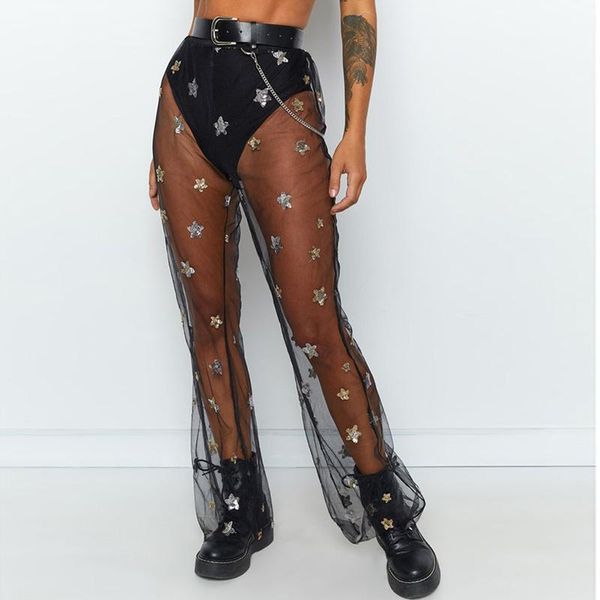 women pant mesh sheer long sequined beach trouser party swimwear ladies female clothes summer fashion 2021 women's pants & capris, Black;white
women pant mesh sheer long sequined beach trouser party swimwear ladies female clothes summer fashion 2021 women's pants & capris, Black;white