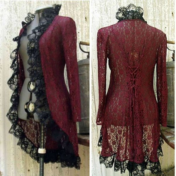 medieval court lace lotus leaf fitted tuxedo cardigan drama cosplay pgraphy, Black;brown
medieval court lace lotus leaf fitted tuxedo cardigan drama cosplay pgraphy, Black;brown