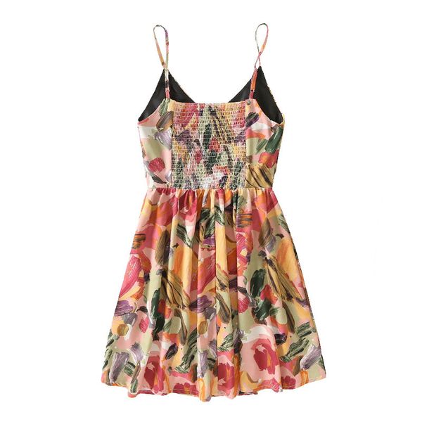 skirts new gouache print slim fit thin women's dress vintage fresh floral beach vacation chic female sling dresses, Black
skirts new gouache print slim fit thin women's dress vintage fresh floral beach vacation chic female sling dresses, Black