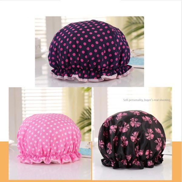 creative printed chiffon shower cap nordic double-layer peva bath waterproof household bathroom supplies caps
creative printed chiffon shower cap nordic double-layer peva bath waterproof household bathroom supplies caps