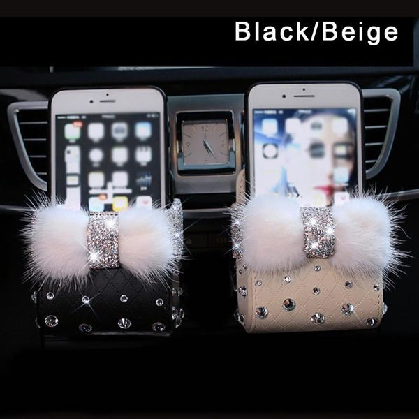 car organizer umiversal air outlet storage box hanging bag phone holder w/ rhinestones decor decorated bling style accessories
car organizer umiversal air outlet storage box hanging bag phone holder w/ rhinestones decor decorated bling style accessories