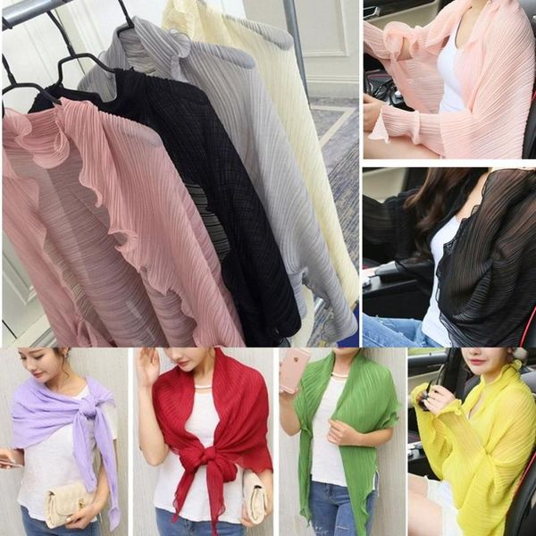 scarves 1pc fashion pure color ruffle chiffon summer beach shawl solid loose scarf cute pink comfortable womans wholesale, Blue;gray
scarves 1pc fashion pure color ruffle chiffon summer beach shawl solid loose scarf cute pink comfortable womans wholesale, Blue;gray