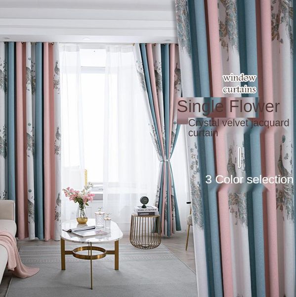 curtain & drapes for living dining room bedroom luxury poetic shading stitching crystal velvet fabric included window
curtain & drapes for living dining room bedroom luxury poetic shading stitching crystal velvet fabric included window