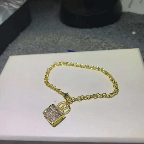 luxury chain diamond bracelets fashion mini kangkang bag h letter bracelet with exquisite packaging, Black
luxury chain diamond bracelets fashion mini kangkang bag h letter bracelet with exquisite packaging, Black