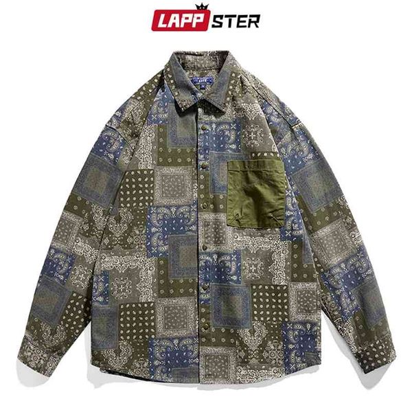 men vintage full printed streetwear shirts summer mens patchwork long sleeve korean shirt man hip hop blouse 210420, White;black
men vintage full printed streetwear shirts summer mens patchwork long sleeve korean shirt man hip hop blouse 210420, White;black