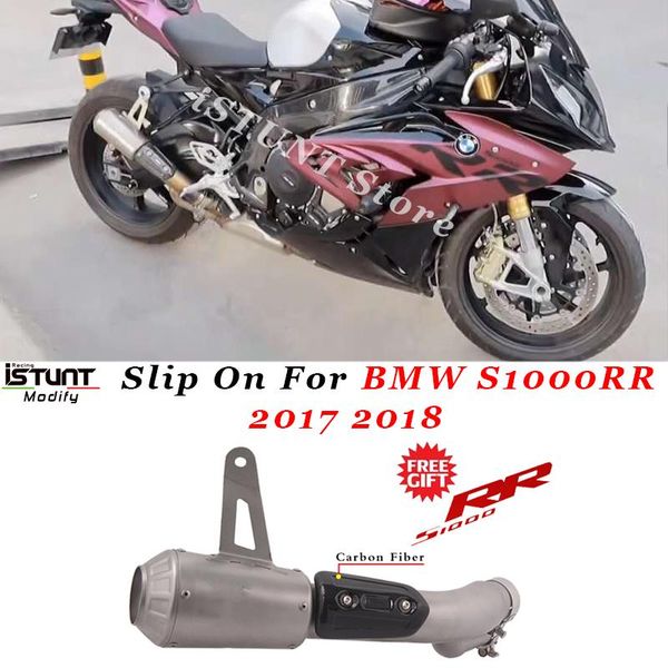 slip on for s1000rr 2021 motorcycle gp exhaust escape modified middle link pipe muffler with carbon fiber heat guard system
slip on for s1000rr 2021 motorcycle gp exhaust escape modified middle link pipe muffler with carbon fiber heat guard system