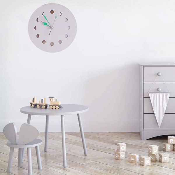 retro style moon phase wood fluorescent wall clock mute with backlight simple home decoration#1 clocks
retro style moon phase wood fluorescent wall clock mute with backlight simple home decoration#1 clocks