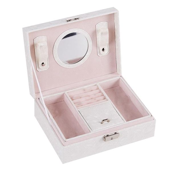 jewelry pouches, bags box for women, 2 layers storage case with mirror organizer necklace earrings bracelets white, Pink;blue
jewelry pouches, bags box for women, 2 layers storage case with mirror organizer necklace earrings bracelets white, Pink;blue
