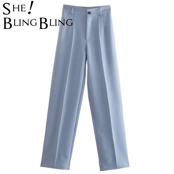 sheblingbling za women pant traf casual high waist chic office ladies female elegant beige straight suit pants trousers 211124, Black;white
sheblingbling za women pant traf casual high waist chic office ladies female elegant beige straight suit pants trousers 211124, Black;white
