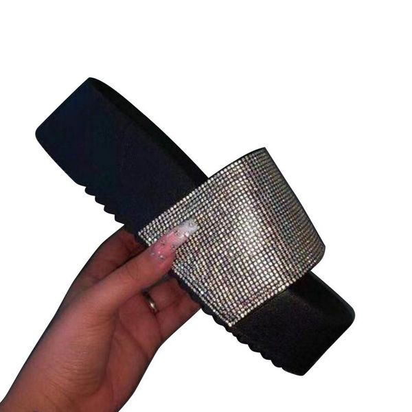 slippers summer outdoor wild fashion ladies 2021 women waterproof platform thick bottom rhinestone candy-colored beach sandals, Black
slippers summer outdoor wild fashion ladies 2021 women waterproof platform thick bottom rhinestone candy-colored beach sandals, Black