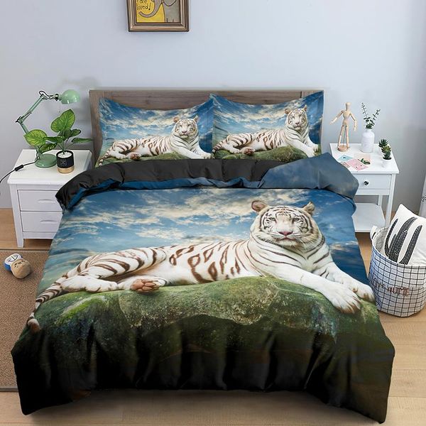 animal tiger print duvet cover sets king bedding set for bedclothes comforter covers with pillowcase 2/3pcs
animal tiger print duvet cover sets king bedding set for bedclothes comforter covers with pillowcase 2/3pcs