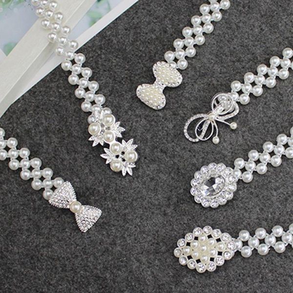 belts elegant women pearl waist belt elastic buckle chain female girls dress crystal strap multi styles, Black;brown
belts elegant women pearl waist belt elastic buckle chain female girls dress crystal strap multi styles, Black;brown