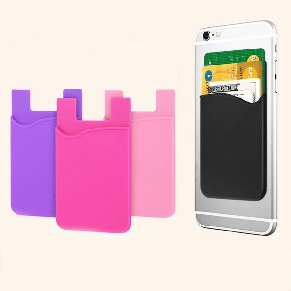 card holders double pocket elastic stretch silicone cell phone id holder sticker universal wallet case, Brown;gray
card holders double pocket elastic stretch silicone cell phone id holder sticker universal wallet case, Brown;gray