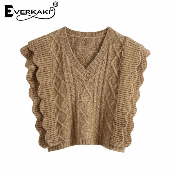 women's vests everkaki knitted short vest sweater women winter soft floral border solid ladies pullovers chic female spring fashion uwt, Black;white
women's vests everkaki knitted short vest sweater women winter soft floral border solid ladies pullovers chic female spring fashion uwt, Black;white