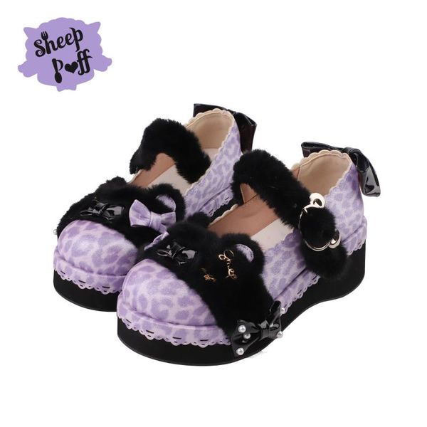 dress shoes women lolita leopard printed sandals platform mid heel creepers japanese harajuku girls candy colors cosplay fur 2021, Black
dress shoes women lolita leopard printed sandals platform mid heel creepers japanese harajuku girls candy colors cosplay fur 2021, Black