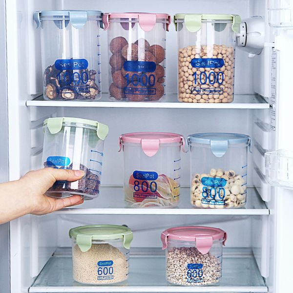 home kitchen delivers refrigerated storage box for transparent plastic seals food cans for cereals storage
home kitchen delivers refrigerated storage box for transparent plastic seals food cans for cereals storage