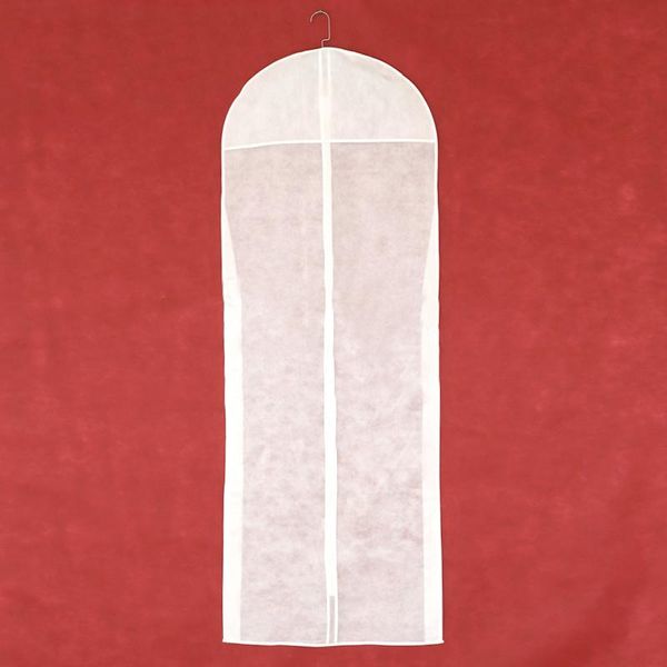 white non-woven fabric dust cover for bridal wedding dress robe garment clothes storage bag protection case jd016 clothing & wardrobe
white non-woven fabric dust cover for bridal wedding dress robe garment clothes storage bag protection case jd016 clothing & wardrobe