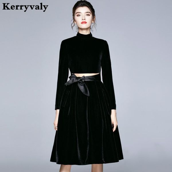french hepburn long sleeve black velvet winter dress women vintage bow midi party office ropa mujer robe femme k8833 casual dresses, Black;gray
french hepburn long sleeve black velvet winter dress women vintage bow midi party office ropa mujer robe femme k8833 casual dresses, Black;gray