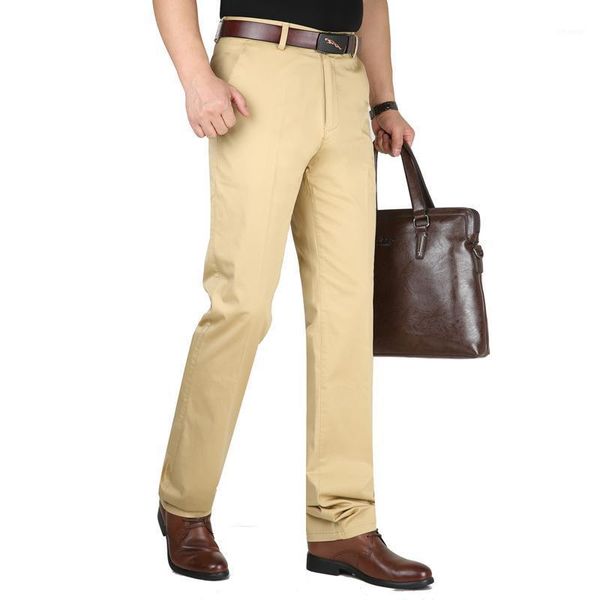 spring autumn thin ice silk cotton business casual pants men middle-aged men's stretch trousers high waist straight loose, Black
spring autumn thin ice silk cotton business casual pants men middle-aged men's stretch trousers high waist straight loose, Black