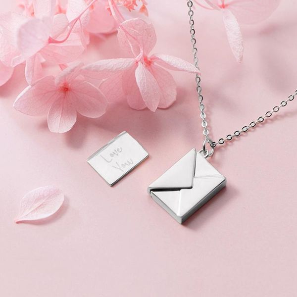 pendant necklaces sterling silver necklace ladies envelope love letter the gift for girlfriend | 41-42cm
pendant necklaces sterling silver necklace ladies envelope love letter the gift for girlfriend | 41-42cm