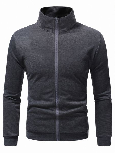 men solid funnel neck zip-up sweatshirt 95r7#, Black
men solid funnel neck zip-up sweatshirt 95r7#, Black