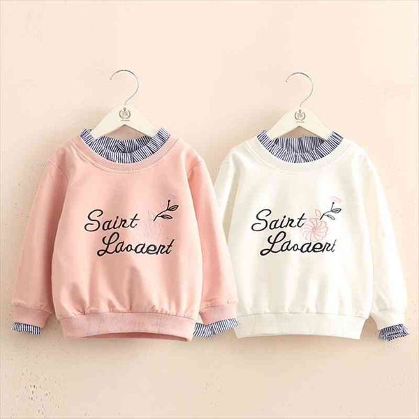 spring autumn 3 11 12 years child teenage hoodies crew neck letter print kids baby girl patchwork fake 2 pcs, Black
spring autumn 3 11 12 years child teenage hoodies crew neck letter print kids baby girl patchwork fake 2 pcs, Black