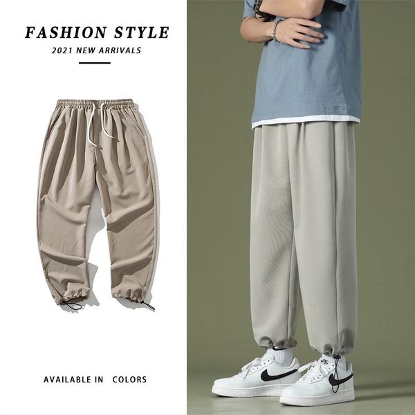 men's pants summer thin casual fashion solid color straight-leg men streetwear loose breathable ice silk mens m-4xl yy6r, Black
men's pants summer thin casual fashion solid color straight-leg men streetwear loose breathable ice silk mens m-4xl yy6r, Black