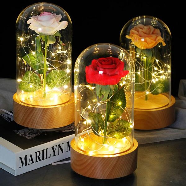 decorative flowers & wreaths led light automatic rotating beech base eternal rose flower glass cover sky city music box mother's valent
decorative flowers & wreaths led light automatic rotating beech base eternal rose flower glass cover sky city music box mother's valent