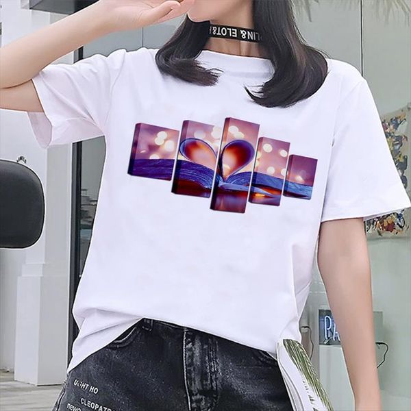 summer fashion harajuku art pattern womens t shirts printing leisure short sleeve o neck white top
summer fashion harajuku art pattern womens t shirts printing leisure short sleeve o neck white top