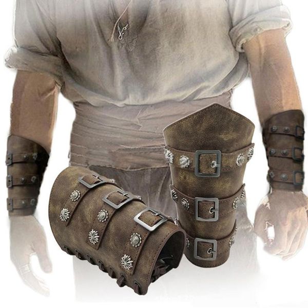 elbow & knee pads faux leather arm warmers lace-up gauntlet wristband wide bracer protective armor cuff cross string steampunk cospla, Black;gray
elbow & knee pads faux leather arm warmers lace-up gauntlet wristband wide bracer protective armor cuff cross string steampunk cospla, Black;gray