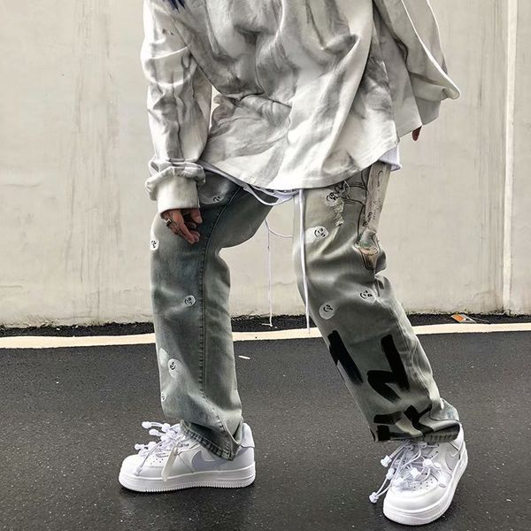 Fashion Jeans Men' Jeans, High Street Pants, Brand, Hole Loose Hip Hop Beggars' Straight Pants, 3311 picture color
Fashion Jeans Men' Jeans, High Street Pants, Brand, Hole Loose Hip Hop Beggars' Straight Pants, 3311 picture color