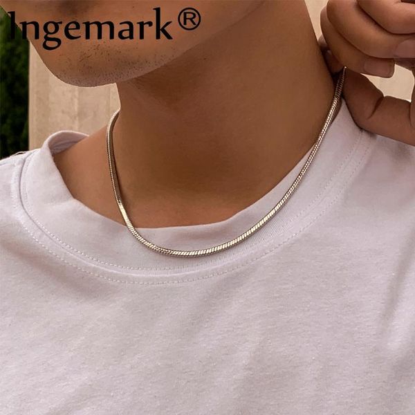 chains vintage simple square snake chain necklaces hip hop punk classic style necklace choker neck jewelry women men friend couple gift, Silver
chains vintage simple square snake chain necklaces hip hop punk classic style necklace choker neck jewelry women men friend couple gift, Silver