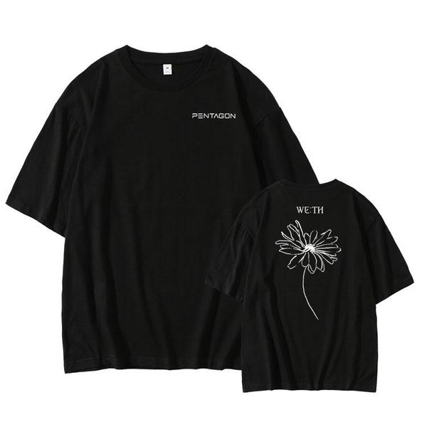 kpop pentagon weth 2 styles printing o neck t shirt for summer dropped shoulder sleeve t-shirt 4 colors women's, White
kpop pentagon weth 2 styles printing o neck t shirt for summer dropped shoulder sleeve t-shirt 4 colors women's, White