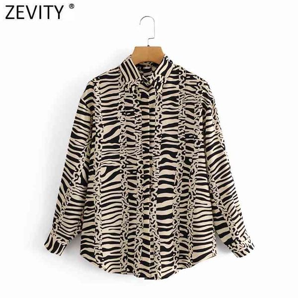 zevity women vintage chain patchwork zebra striped print smock blouse office ladies breasted shirts chic blusas ls7452 210419, White
zevity women vintage chain patchwork zebra striped print smock blouse office ladies breasted shirts chic blusas ls7452 210419, White